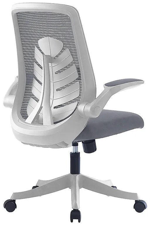 Καρέκλα γραφείου εγρασίας Enrich pakoworld ύφασμα mesh γκρι
