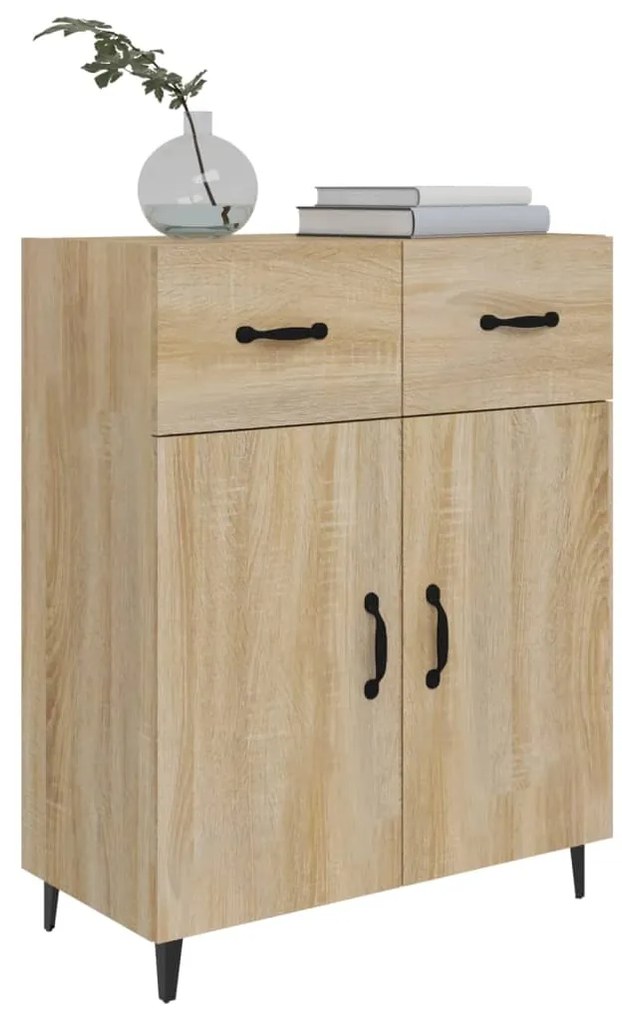 vidaXL Ντουλάπι Sonoma Δρυς 69,5 x 34 x 90 εκ. από Επεξεργασμένο Ξύλο