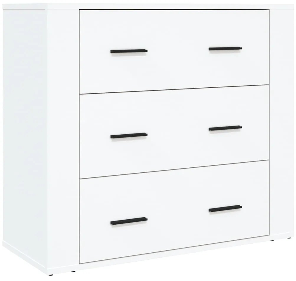 vidaXL Ντουλάπι Λευκό από Επεξεργασμένο Ξύλο