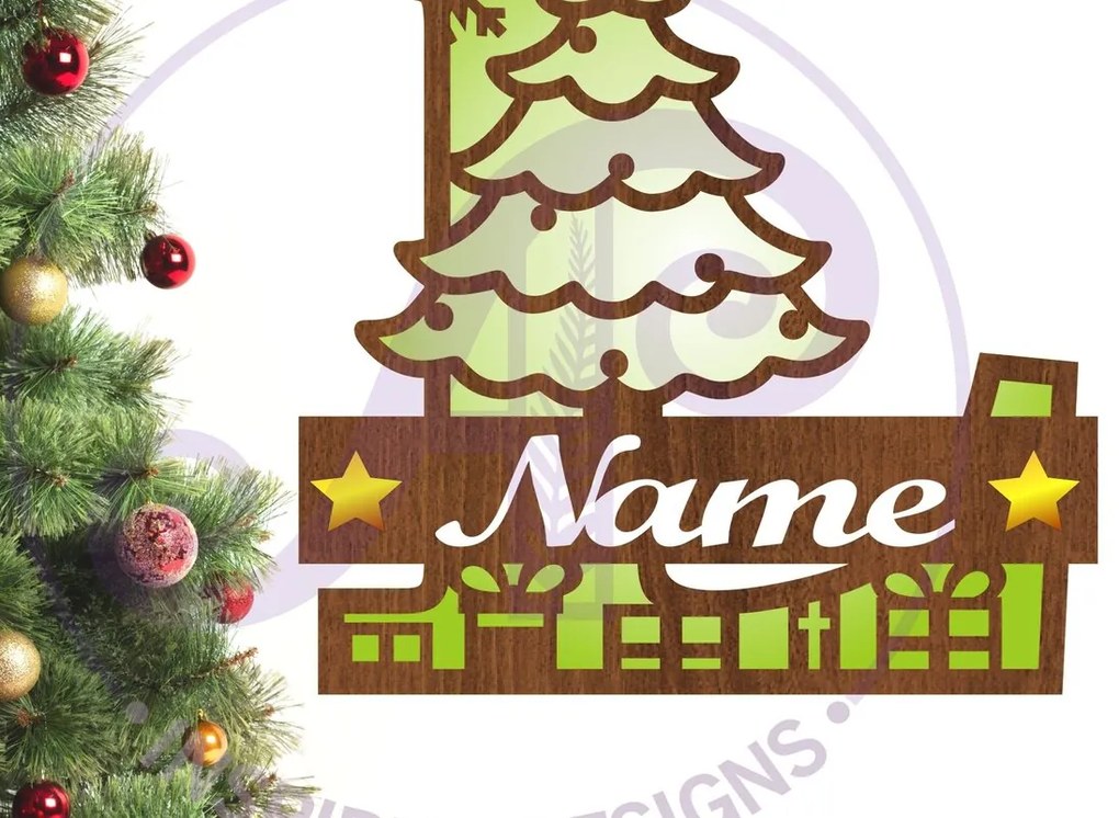 Intra απο ξύλο plywood 3mm-4mm πάχος Χριστουγεννιάτικο μονόγραμμα με κεφαλαίο γράμμα L Δίασταση 30x20 cm INTRAFABR-79721561