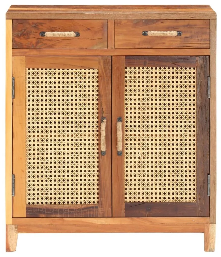 Ντουλάπι με Συρτάρια 65 x 35 x 75 εκ. Μασίφ Ανακυκλωμένο Ξύλο - Καφέ