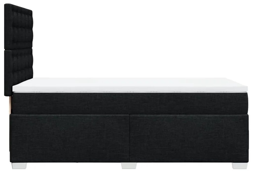 ΚΡΕΒΑΤΙ BOXSPRING ΜΕ ΣΤΡΩΜΑ ΜΑΥΡΟ 90X200 ΕΚ. ΥΦΑΣΜΑΤΙΝΟ 3290387