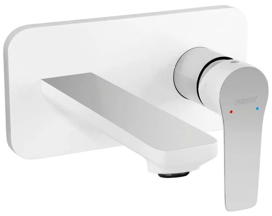 Μπαταρία Νιπτήρος Εντοιχισμού Adore BDR3PA White-Chrome Ferro Metal