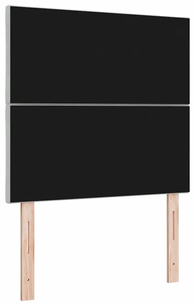 vidaXL Κεφαλάρι με κεφαλάρι Ανοιχτό γκρι 100 cm Βελούδο