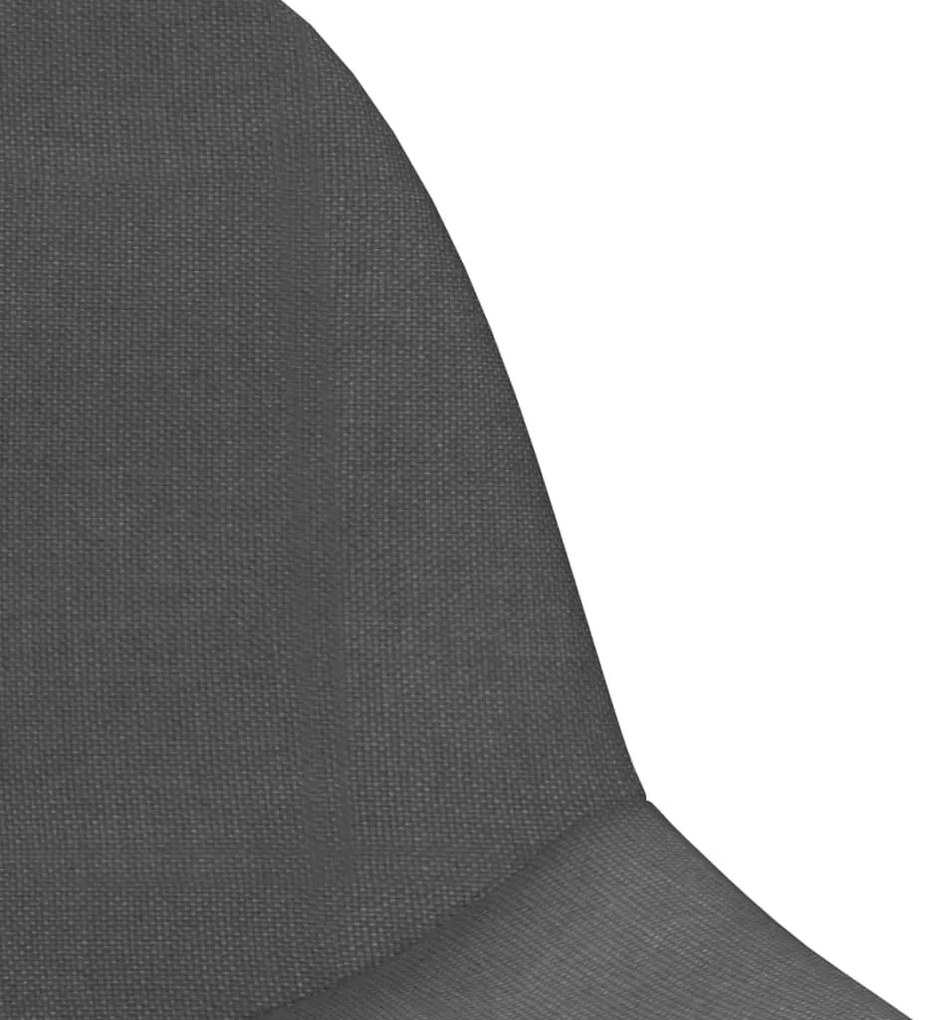 vidaXL 3086063  Swivel Dining Chairs 6 pcs Dark Grey Fabric (3x333466)