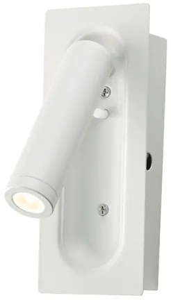 Σποτ Φωτιστικό Τοίχου Χωνευτό LED 3W 3200K 190LM AIAS Aca-SF701LEDW-Λευκό SF701LEDW