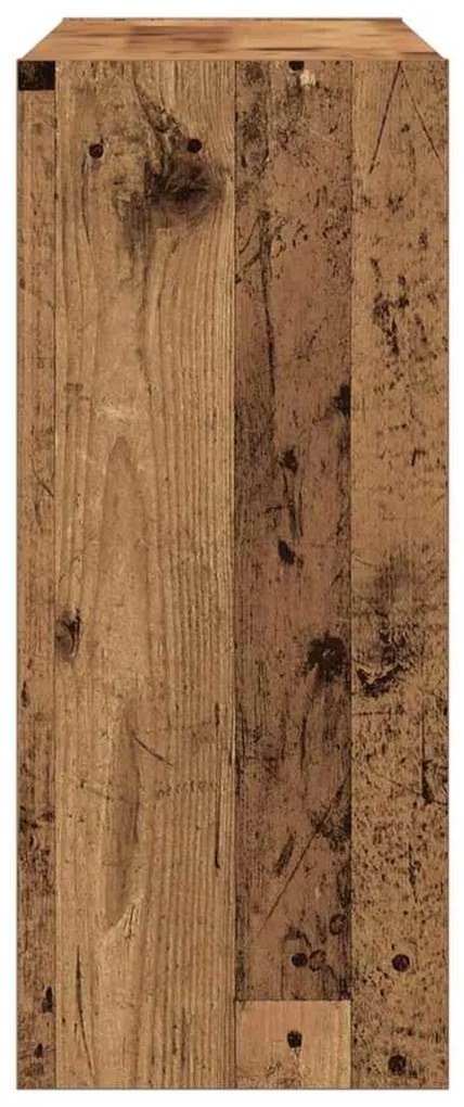 vidaXL Βιβλιοθήκη Παλαιό ξύλο 100 x 30 x 72 εκ Επεξεργασμένο ξύλο