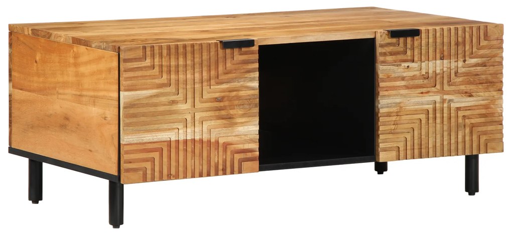vidaXL Τραπέζι σαλονιού 100x54x40 εκ. Μασίφ ξύλο ακακίας