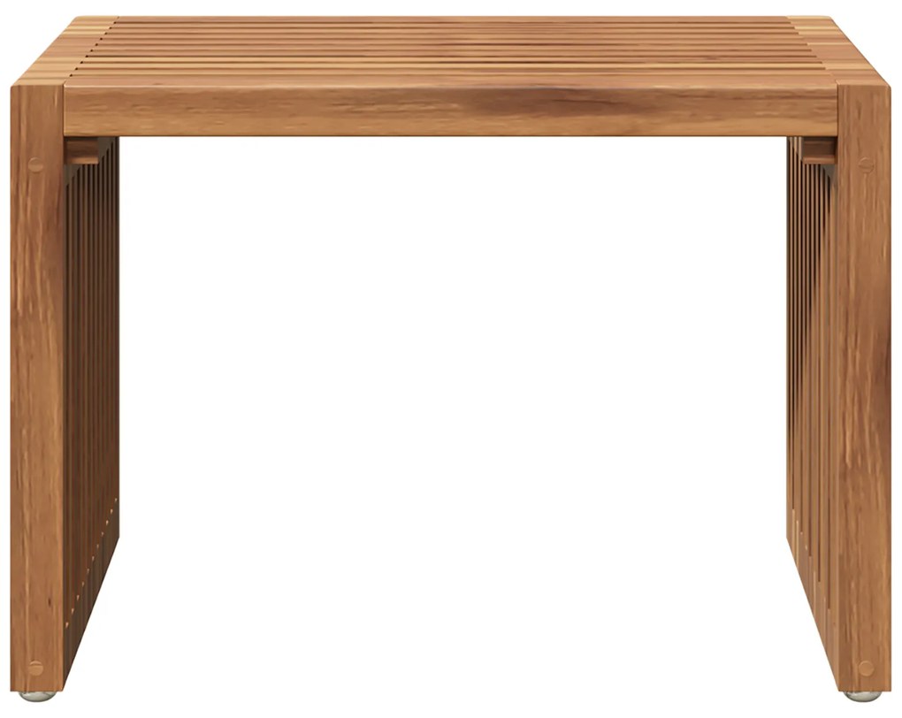 vidaXL Τραπεζάκι Κήπου 50x32.5x35 cm Μασίφ ξύλο teak