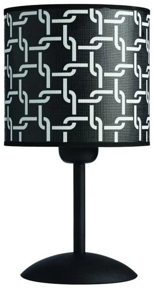 Επιτραπέζιο Φωτιστικό E27 Φ15 28x15 Arkolight-4420-14/15-Μαύρο-Λευκό 4420-14/15