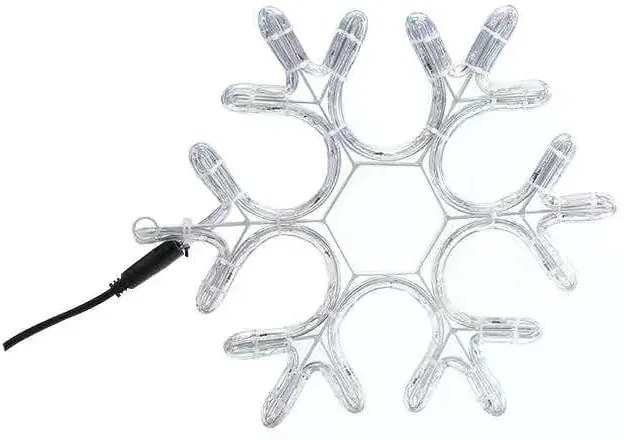 Χιονονιφάδα Led Θερμό Φως με καλώδιο - Christmas snowflake light LED