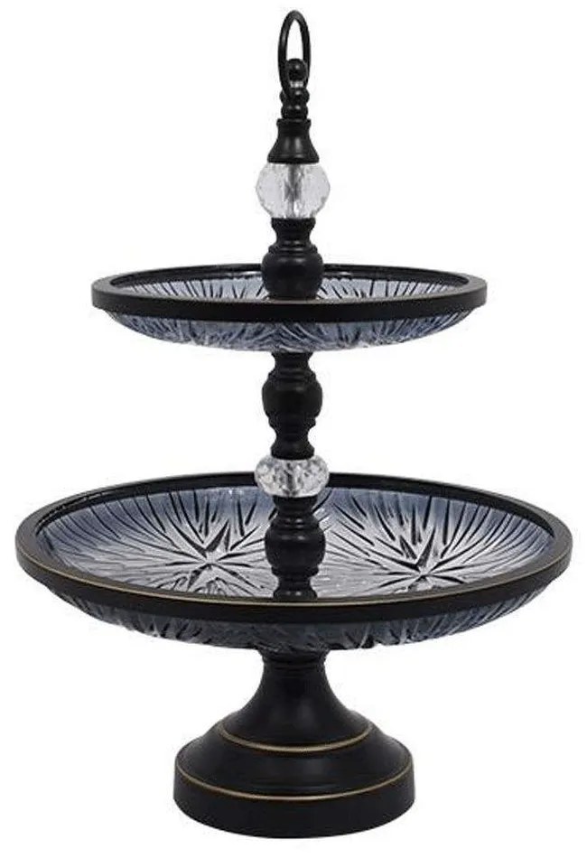Ορντερβιέρα 2 Θέσεων 373-223-977 Grey Metal, Glass