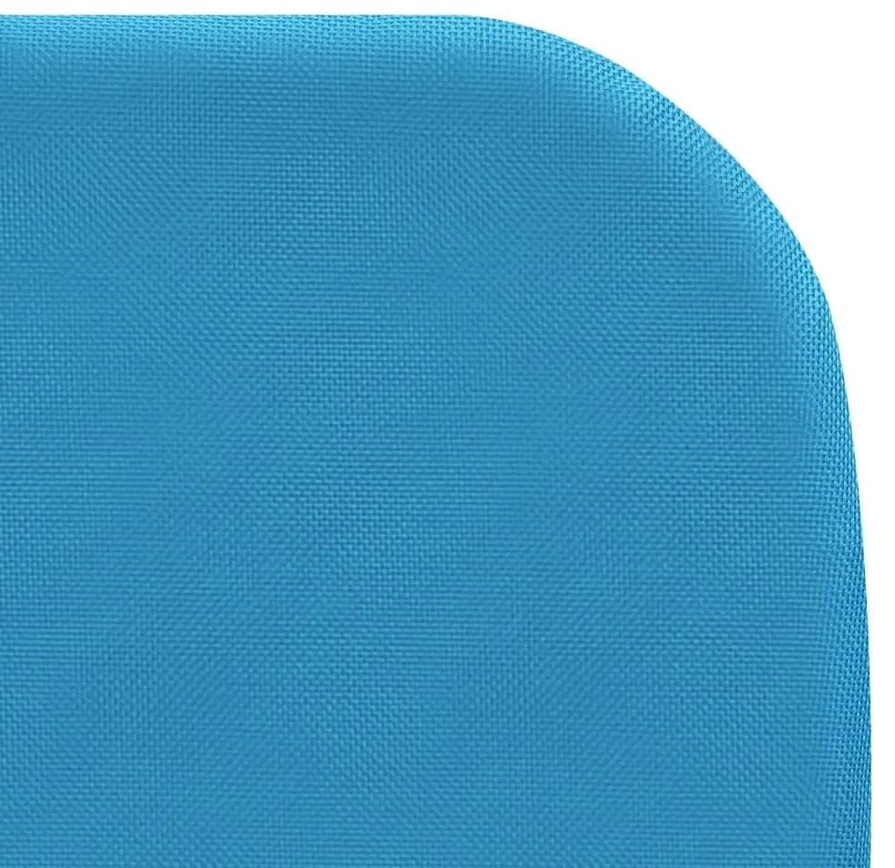Ξαπλώστρες Πτυσσόμενες 2 τεμ. Μπλε από Ατσάλι / Ύφασμα - Μπλε