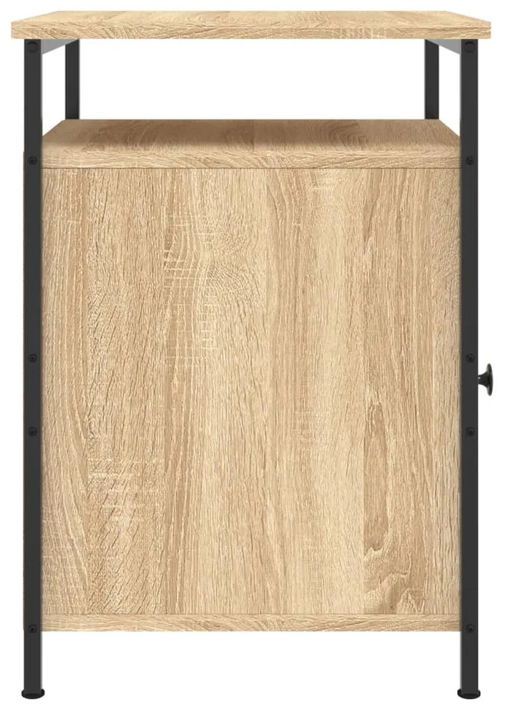 vidaXL Κομοδίνο Sonoma Δρυς 40 x 42 x 60 εκ. από Επεξεργασμένο Ξύλο