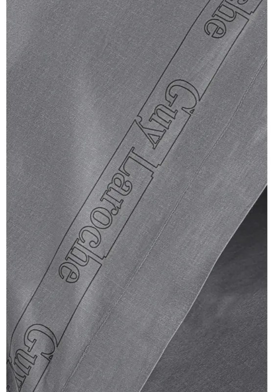 Σετ Μαξιλαροθήκες "Easy Iron" Color Plus Anthracite 2x(50x70) - Guy Laroche