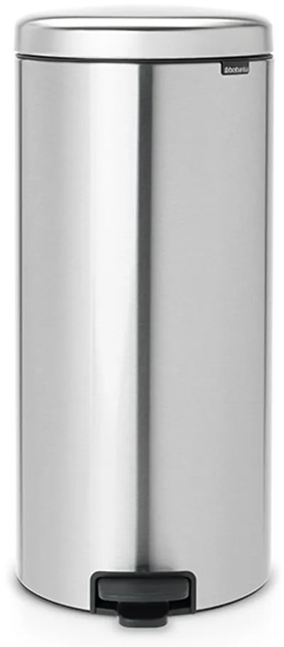 Brabantia 649061 Κάδος με πεντάλ 30L, Matt Steel Fingerprint Proof