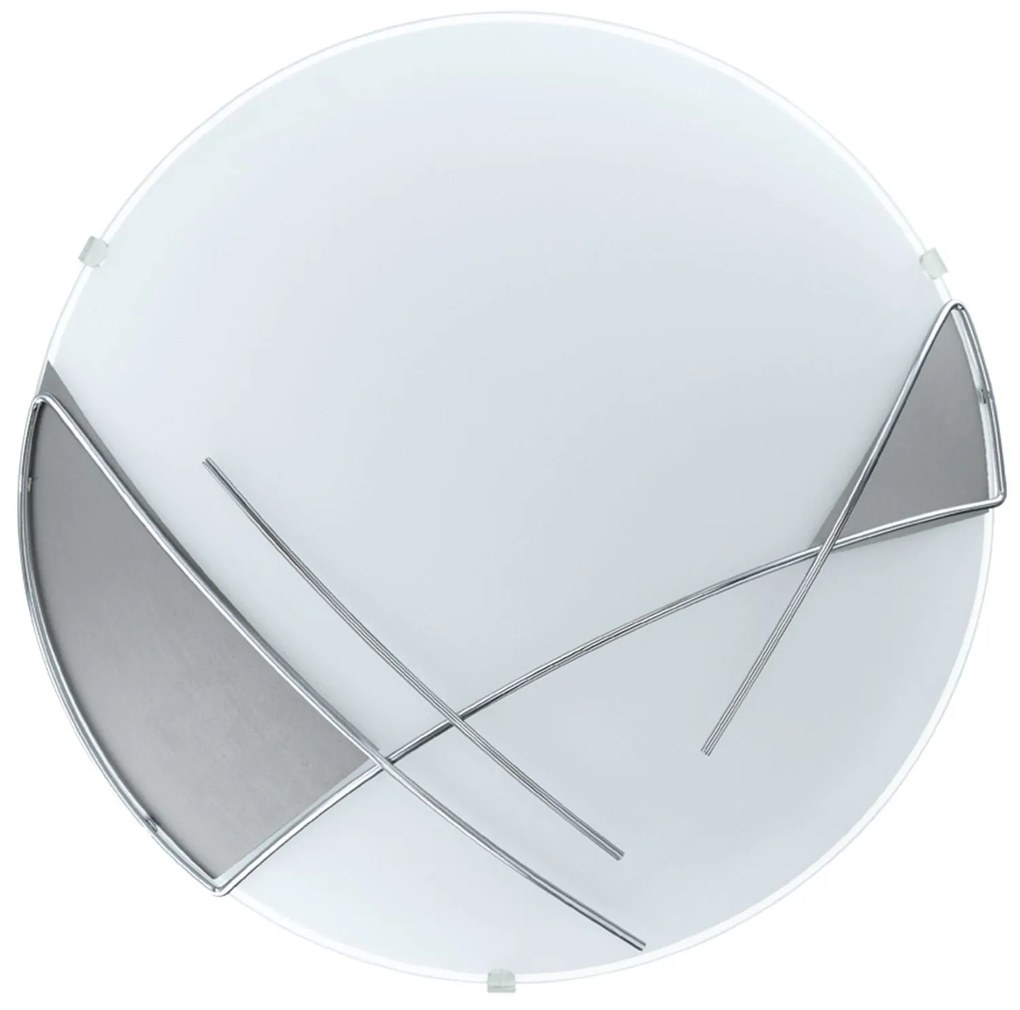 Φωτιστικό Οροφής Raya 89758 White-Silver Eglo Metal, Glass