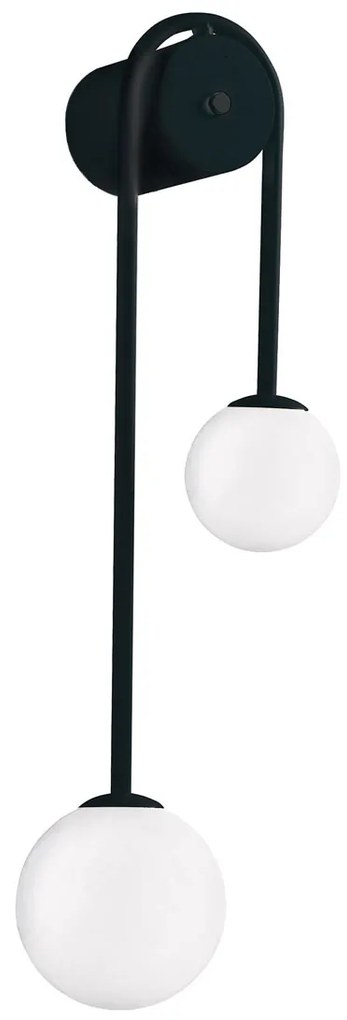 Απλίκα Τοίχου Viokef Polina Black 4266300