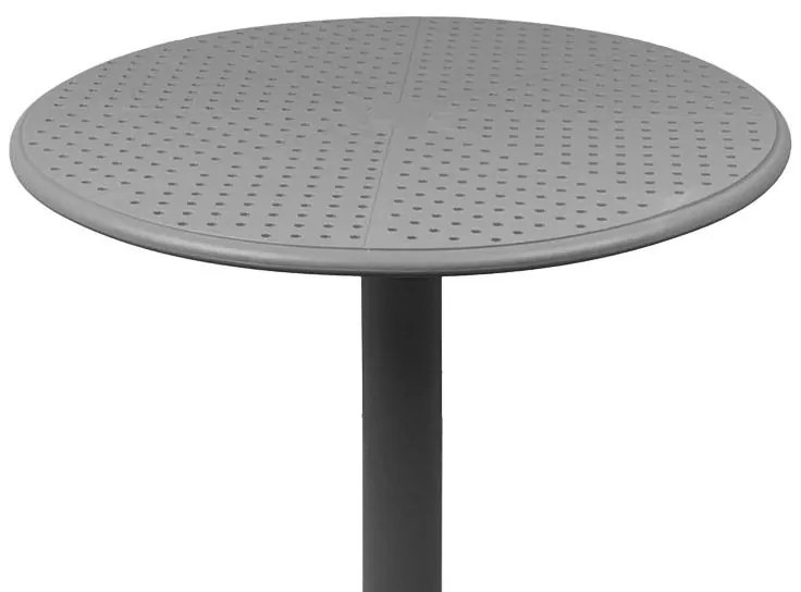 Τραπέζι Merkon pp σε ανθρακί απόχρωση Φ60x75εκ 60x60x75 εκ.