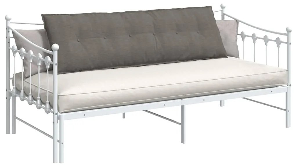 vidaXL Μαξιλάρι Πλάτης Ανοιχτό γκρι 160 x 50 cm Υφασμάτινο Κορντουρά