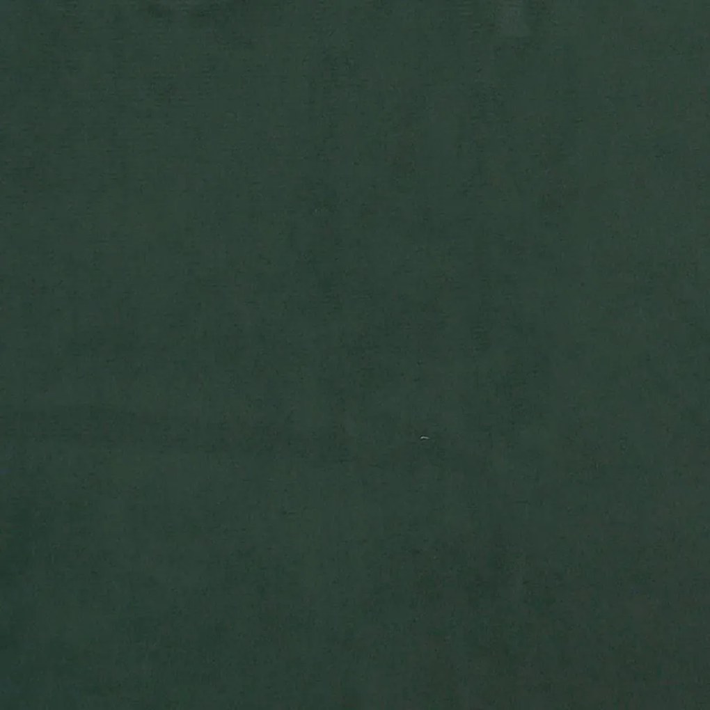 Πλαίσιο Κρεβατιού Σκούρο Πράσινο 140x200 εκ. Βελούδινο - Πράσινο