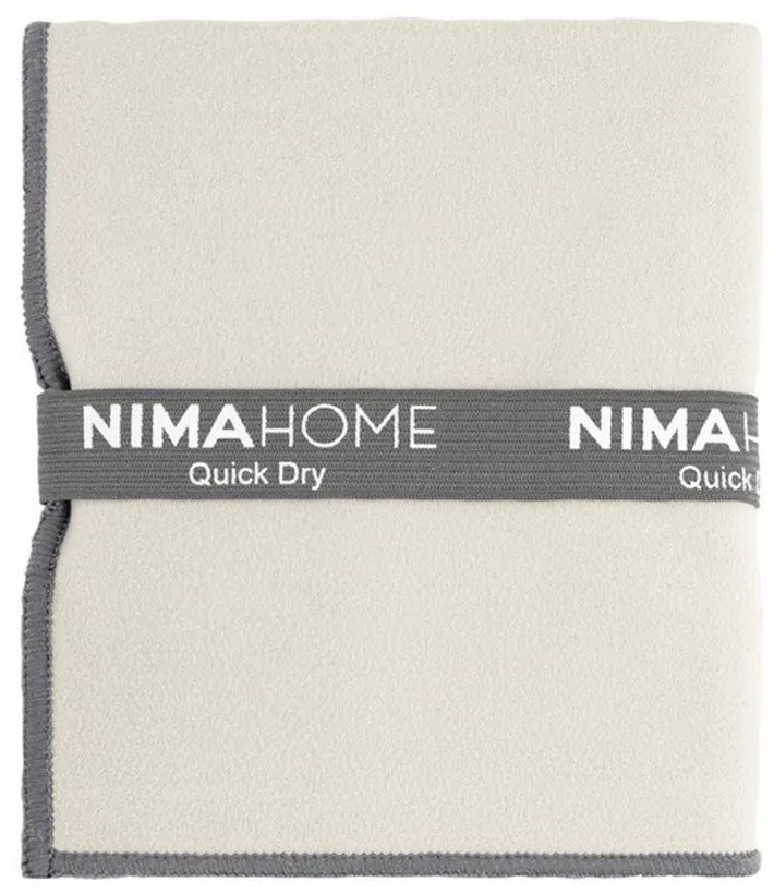 Πετσέτα Γυμναστηρίου Riva Beige Nima Γυμναστηρίου 50x90cm Microfiber
