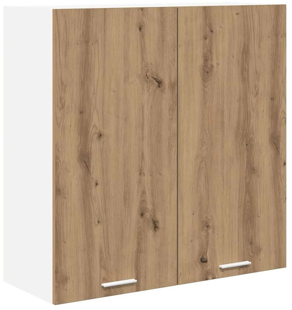 vidaXL Κρεμαστό ντουλάπι με αποθήκευση Artisan Oak 80 x 31 x 80 εκ.
