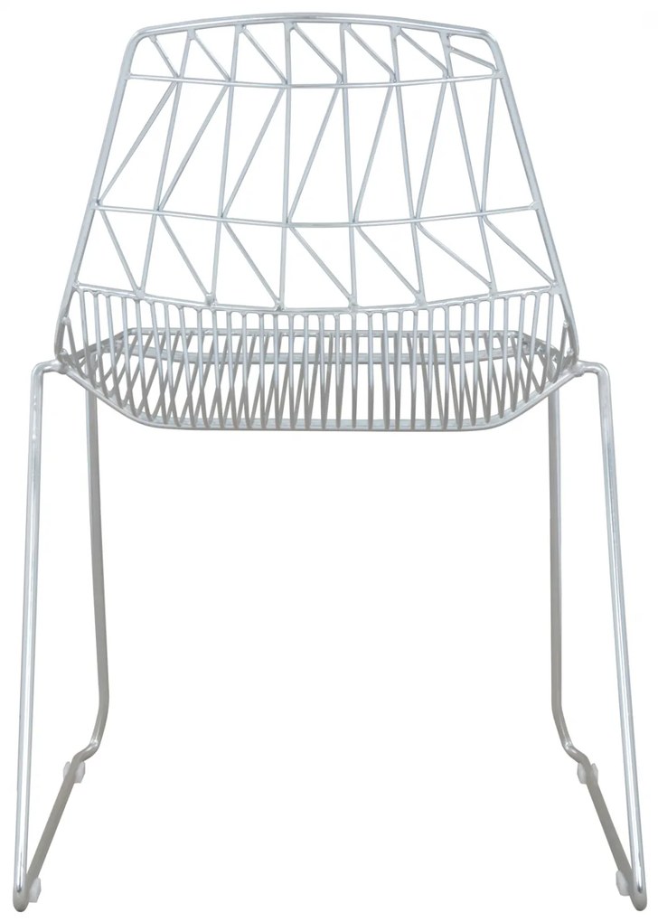 ΚΑΡΕΚΛΑ ΜΕΤΑΛΛΙΚΗ ΑΣΗΜΙ ICARUS HM8010.10 54x57x79cm