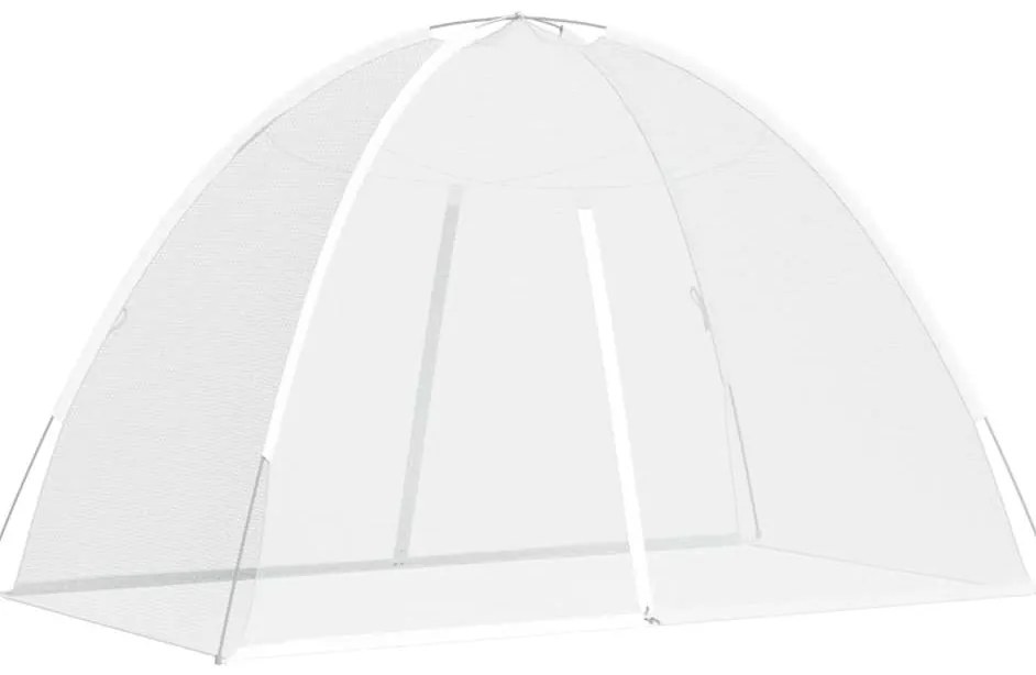 vidaXL Κουνουπιέρα Mongolia με Πόρτες 200 Δίχτυ Λευκό 200x120x130 εκ.
