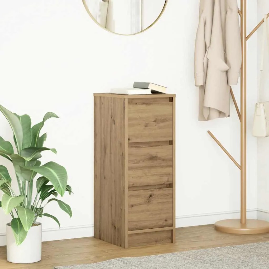 Ντουλάπι τεχνίτης Δρυς 29,5x34x76 εκ. Επεξεργασμένο Ξύλο