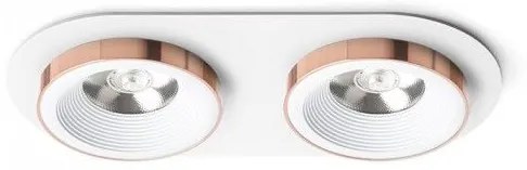 Χωνευτό Σποτ Φωτιστικό Οροφής Led SHARM R IΙ H22,8 Φ11,4 Rendl R13240 Λευκό