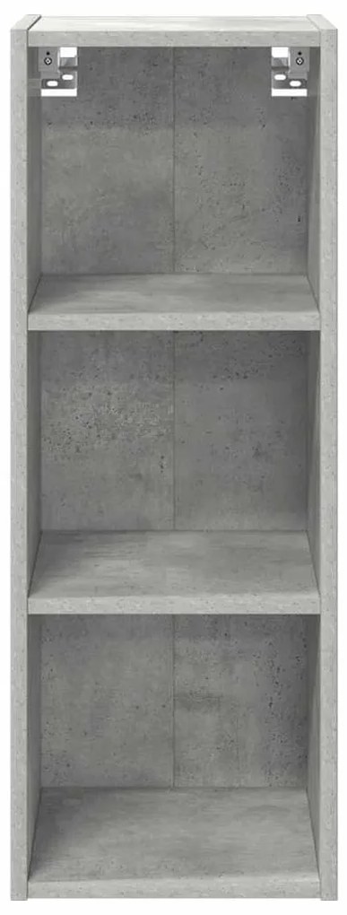 vidaXL Κρεμαστό ντουλάπι Σκυρόδεμα Γκρι 30 x 29,5 x 80 εκ.