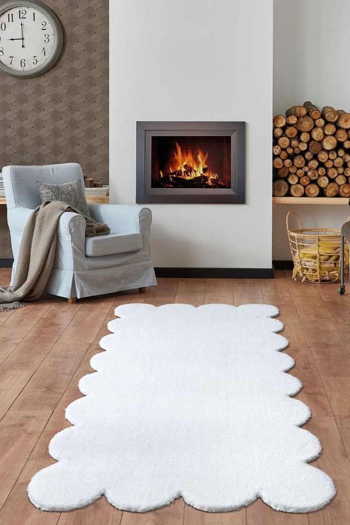 Χαλί Laser Plush 202BLY1225 White Conceptum Hypnose 80X150cm