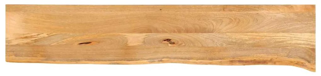 vidaXL Επιφάνεια Τραπεζιού 180x20x2,5 εκ. Live Edge Μασίφ Ξύλο Μάνγκο
