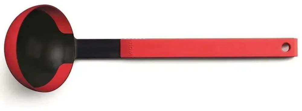 Κουτάλα Σούπας Cook It KU008 32cm Red-Black Woll Σιλικόνη