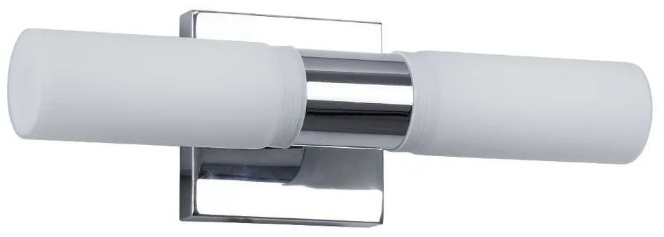 Φωτιστικό Τοίχου - Απλίκα  Anais 60410 34x12x11cm Silver GloboStar Aluminium, Glass