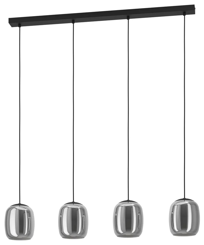 Φωτιστικό Κρεμαστό Eglo 901193 CIAMPINO Μαύρο Ματ (Black Mat)