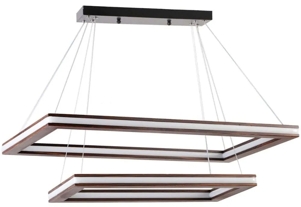 Φωτιστικό Οροφής Lux 846STL1975 70x70x80cm 2xLed 150W Walnut Opviq