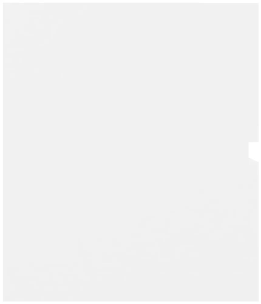 vidaXL Ντουλάπι Νιπτήρα Λευκό 90 x 38,5 x 45 εκ. από Μοριοσανίδα