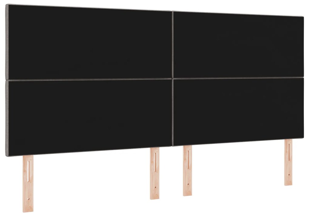vidaXL Υφασμάτινο Κεφαλάρι Geometric με κεφαλάρι Taupe 200 cm ύφασμα
