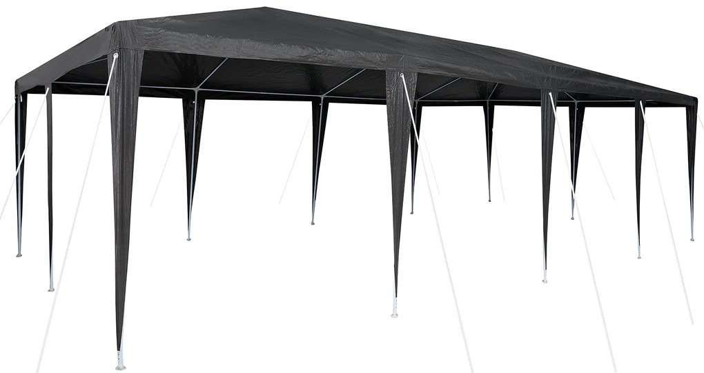 vidaXL Σκηνή Πάρτυ Ανθρακί, Λευκό 800 x 400 x 266 εκ