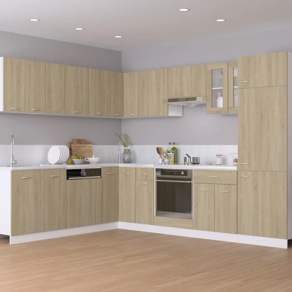 Ντουλάπι Δαπέδου Γωνιακό Lyon Sonoma Δρυς 75,5x75,5x81,5 εκ. 802492