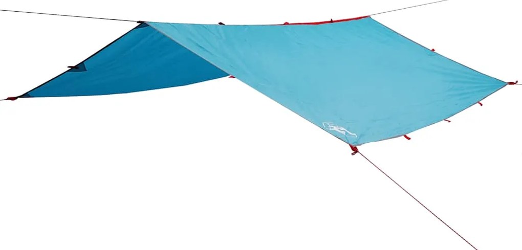 vidaXL Μουσαμάς Κάμπινγκ Αδιάβροχος Μπλε 500x294 εκ.