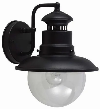 Φανάρι  Απλίκα Φωτιστικό Τοίχου 1xE27 Μαύρο IP44 Shipston GZH-SHIP2 Elstead Lighting-GZH-SHIP2-Μαύρο GZH-SHIP2