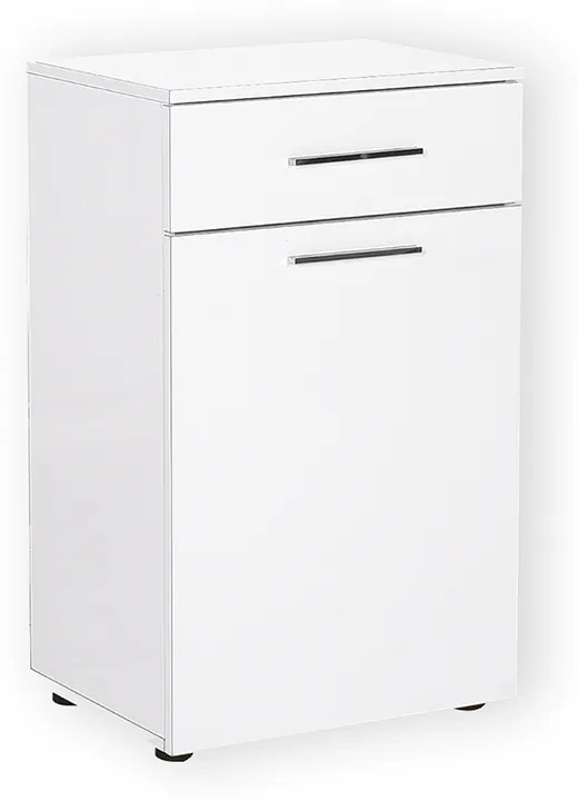 Καλάθι απλύτων Diamond Megapap σε χρώμα λευκό 52x38x83εκ. GP009-0049