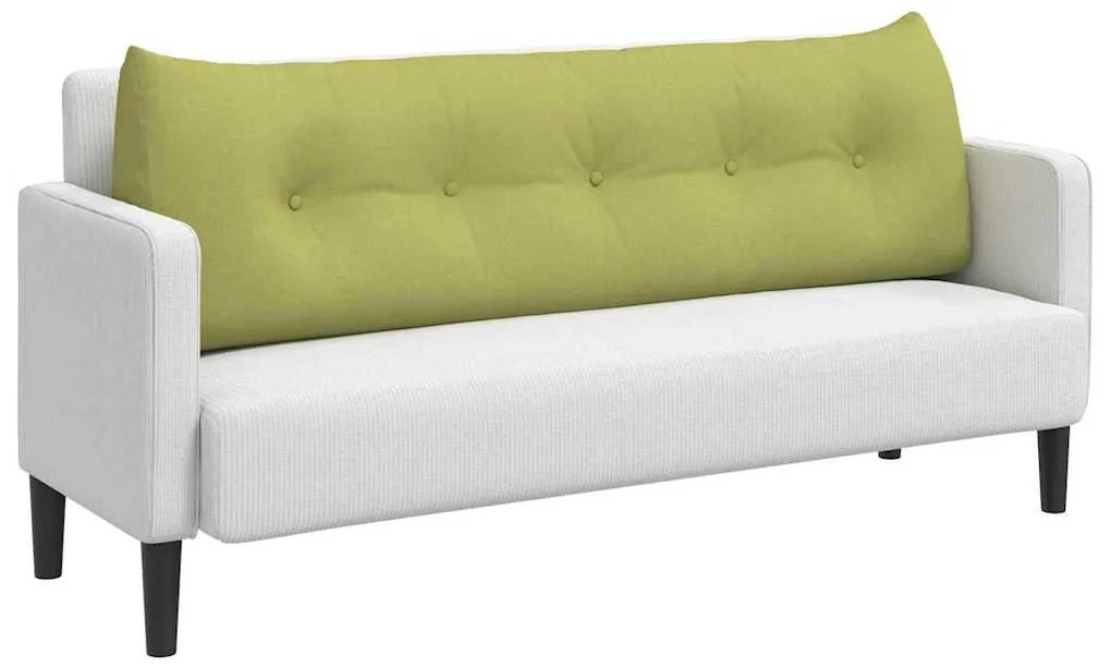 vidaXL Μαξιλάρι Πλάτης Ανοιχτό Πράσινο 160 x 24 x 50 εκ ύφασμα