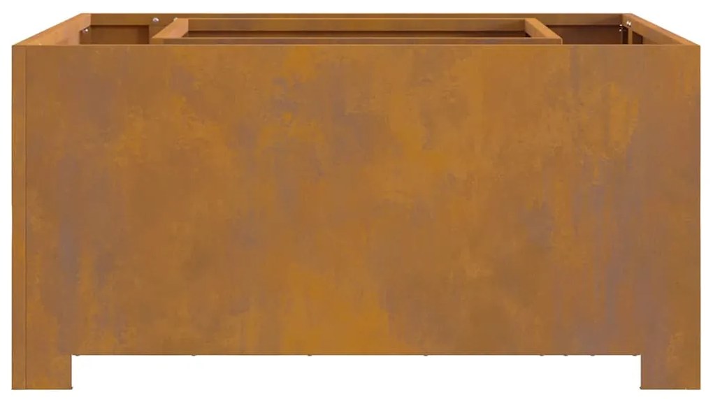 vidaXL Φωτιά Καφέ 80 x 80 x 40 cm Ατσάλι σκληρυθέν στον αέρα