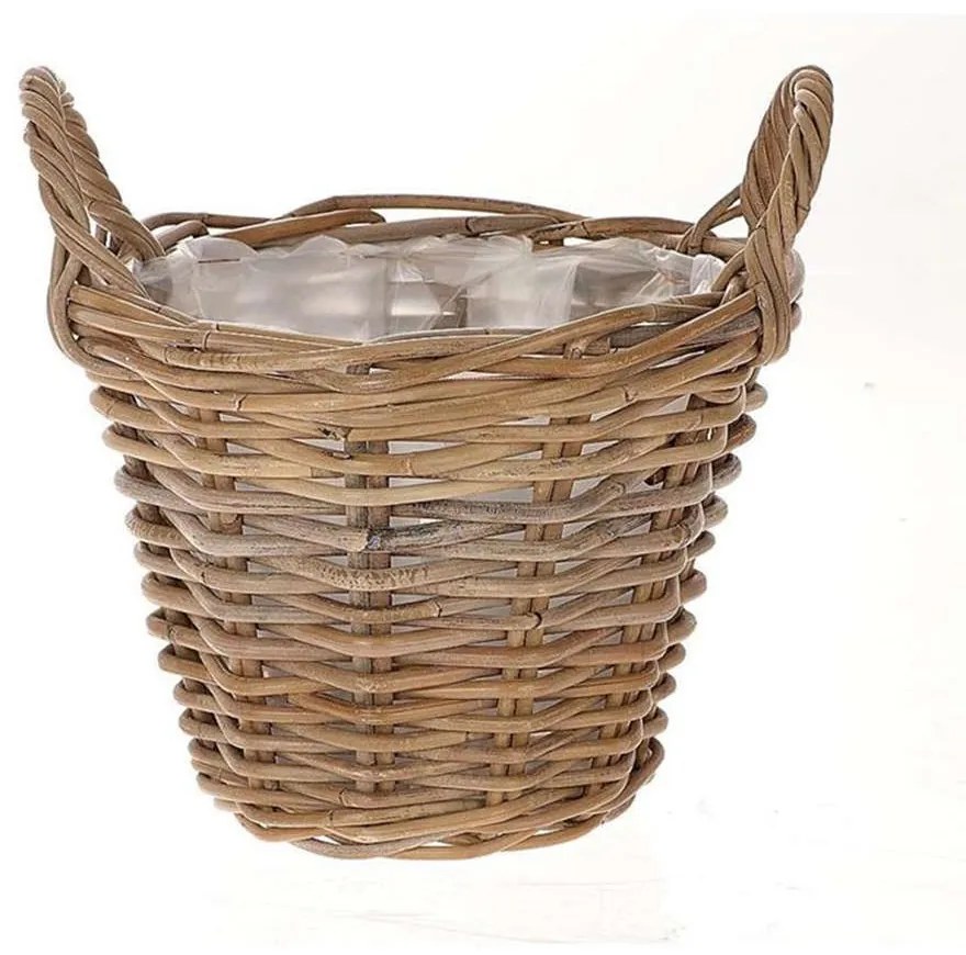 Καλάθι Με Νάιλον 012.622400050 Φ20x16cm Ψάθινο Natural Mat