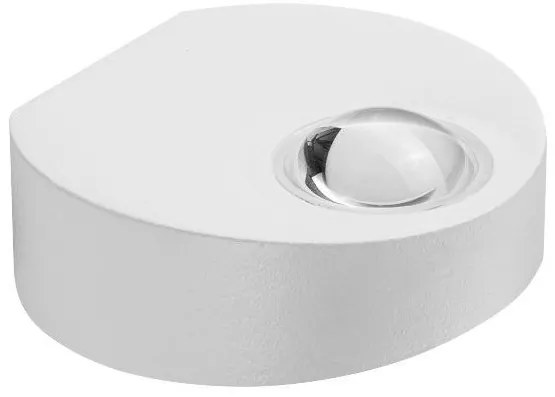 Απλίκα Φωτιστικό Τοίχου Στεγανό LED 2W IP54 4000K Λευκό 6772 Spotlight-6772-Λευκό 6772