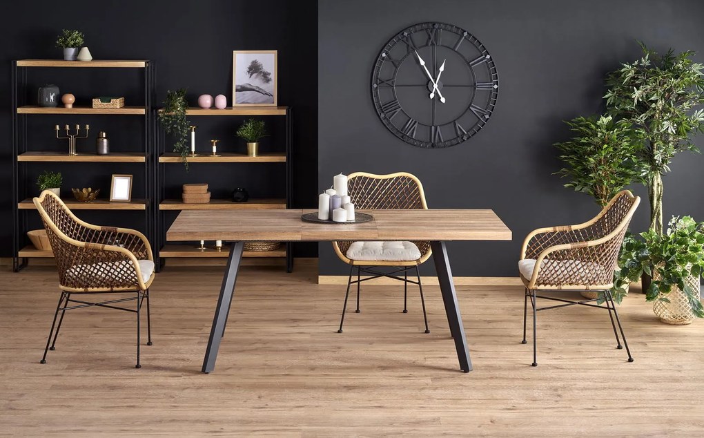 Επεκτεινόμενο τραπέζι Beller-140 x 85 x 76 εκ.